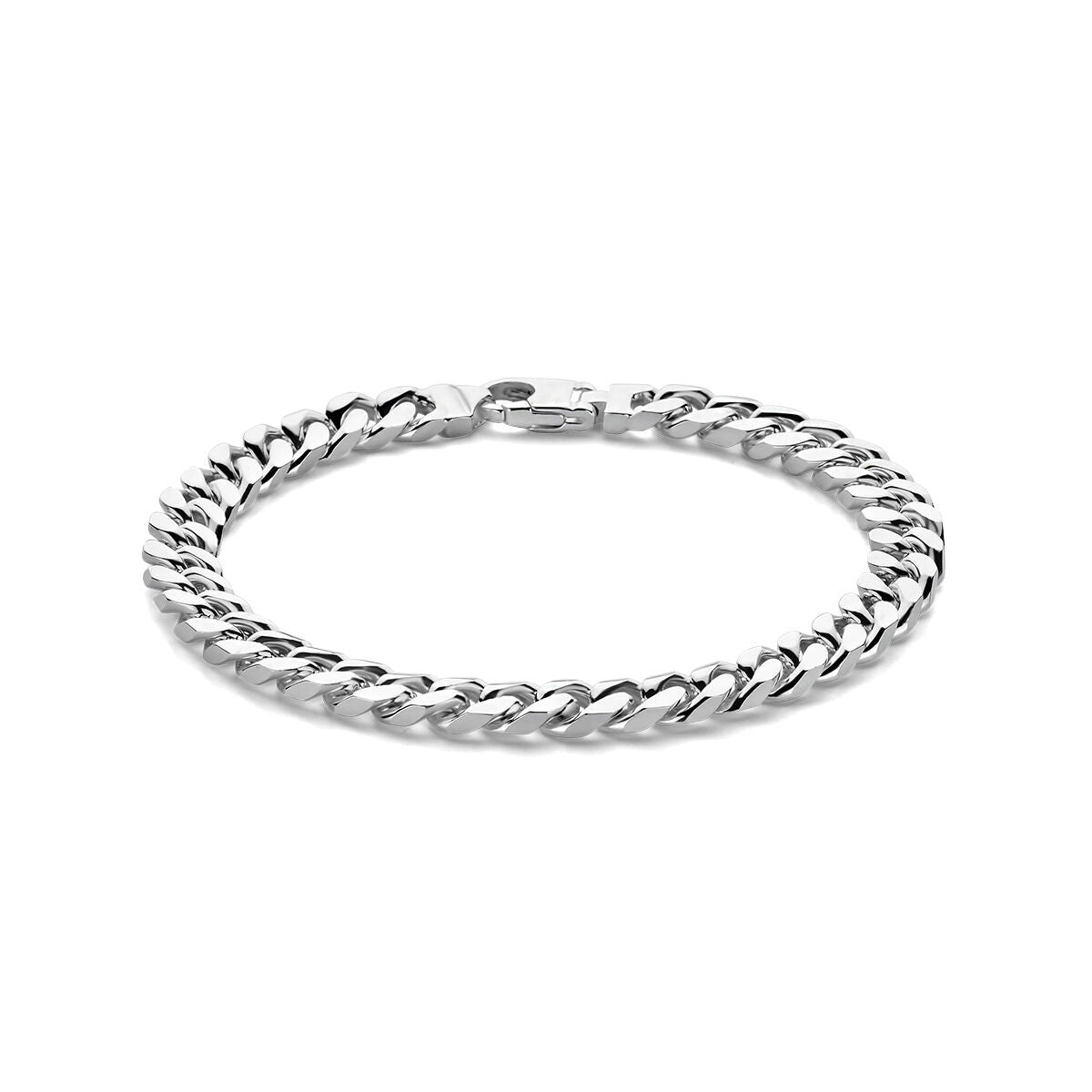 Bracelet gourmette en argent pour homme de 7,0 mm.