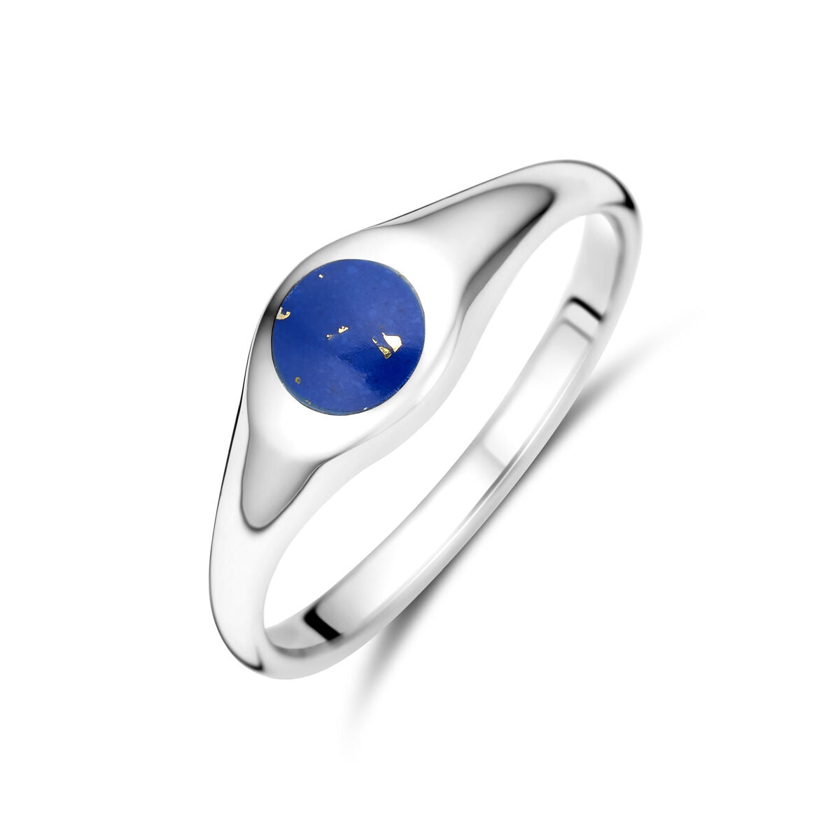 ring lapis zilver gerhodineerd