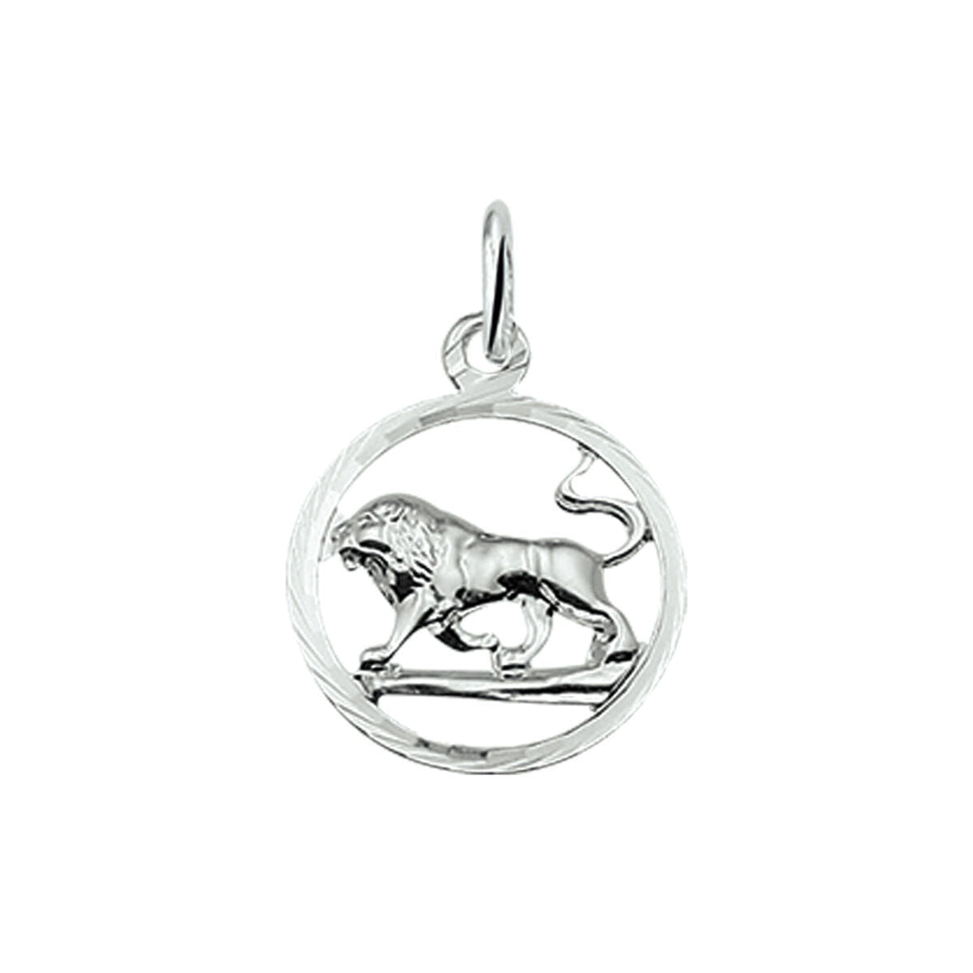 De Van der Kooij Collectie hanger sterrenbeeld gediamanteerd zilver wit voegt zilverkleurige elegantie toe aan elke look, perfect als zilveren horoscoop hanger met zijn verfijnde ontwerp en kleine lus voor eenvoudige bevestiging.