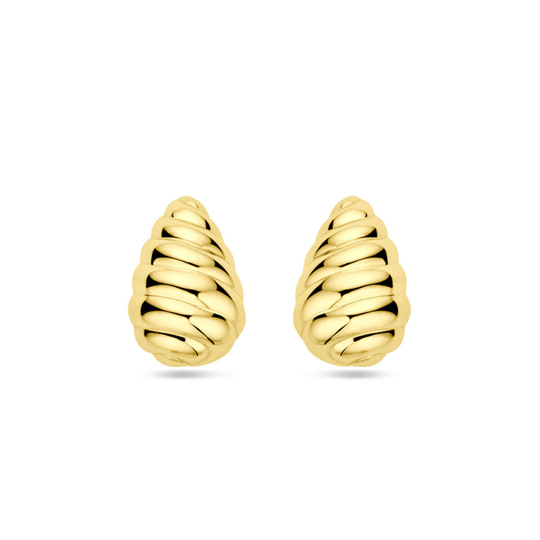 oorknoppen zilver verguld (geel)