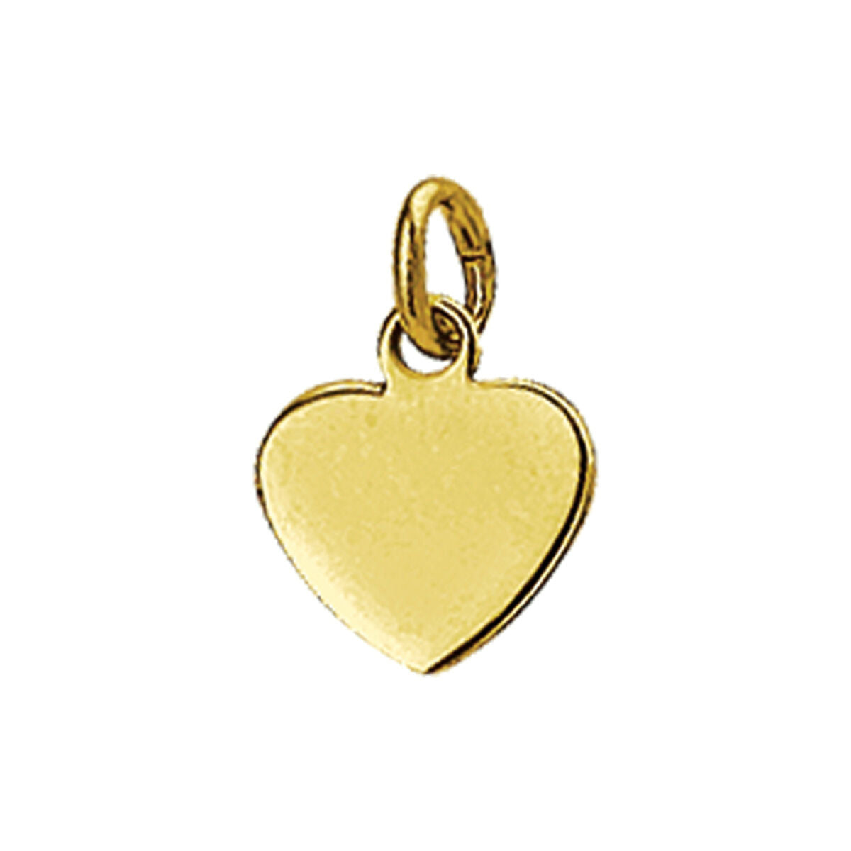 pendentif en cœur en or jaune 14K.