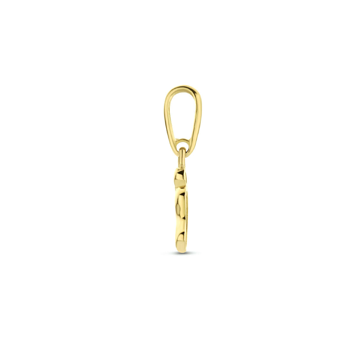 pendentif pied en or jaune 14K