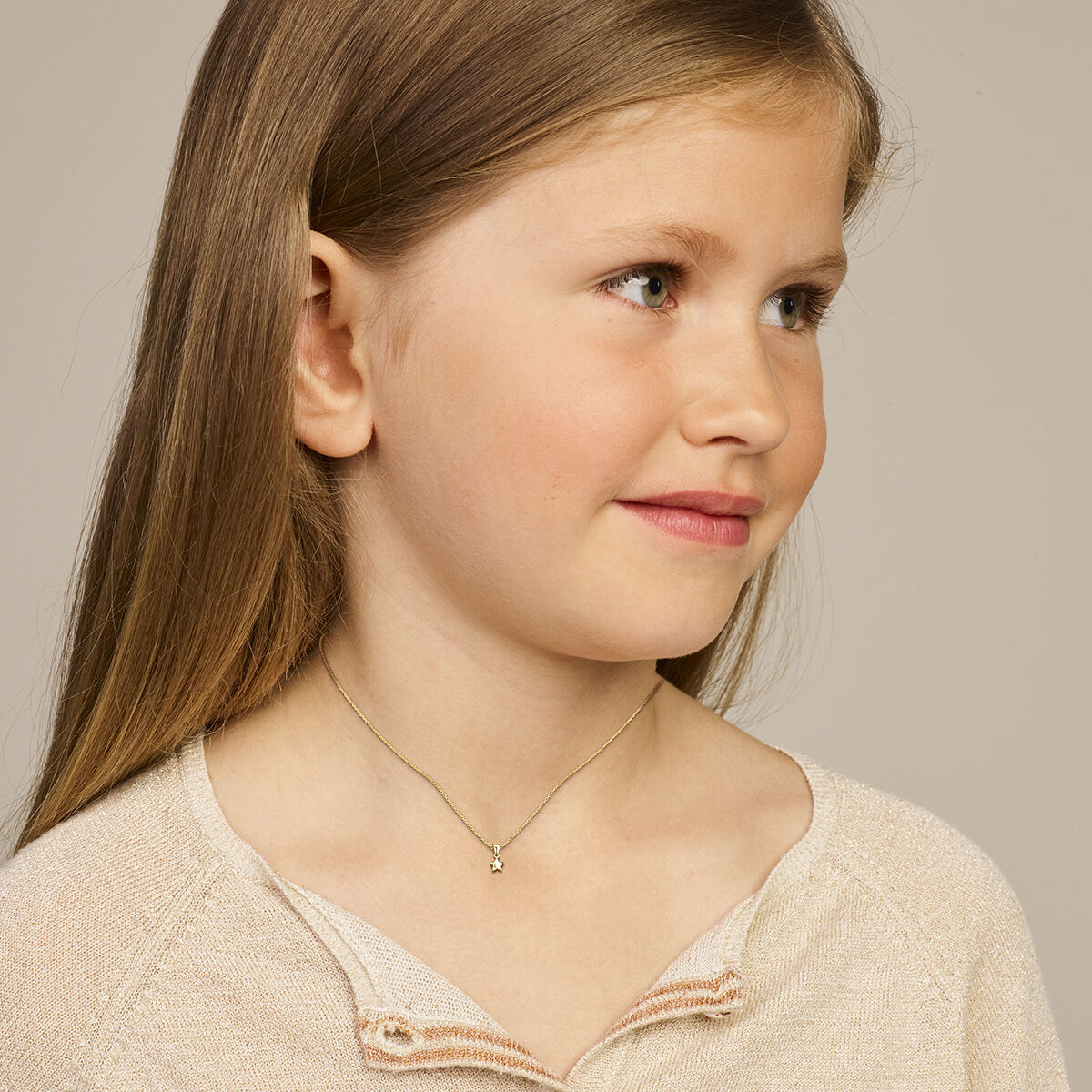 pendentif étoile 14K or jaune