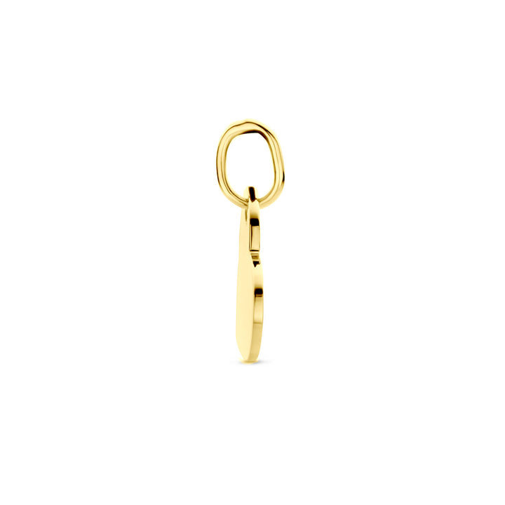 graveerhanger hart 14K geelgoud