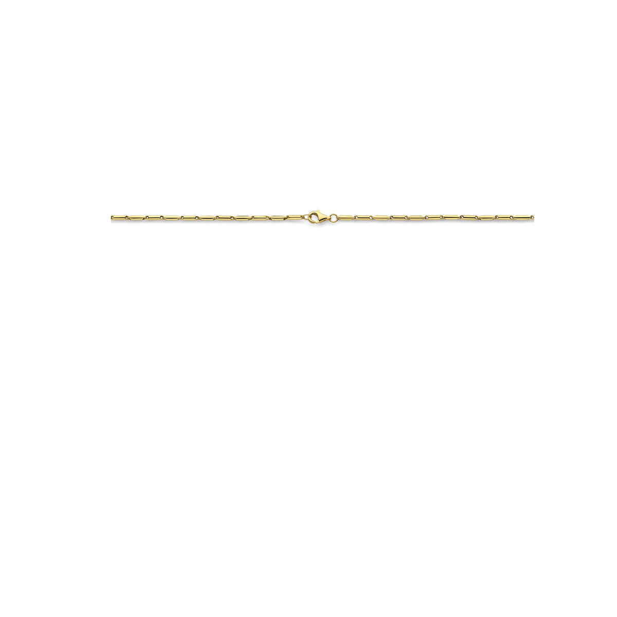 collier 1,9 mm 43 cm or jaune 14K