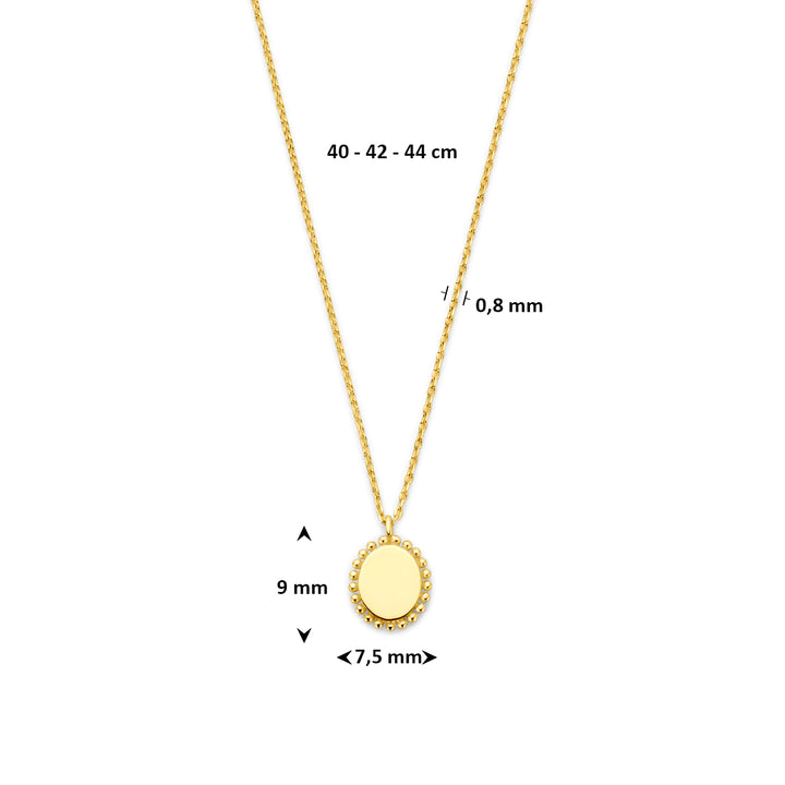 collier 14K geelgoud