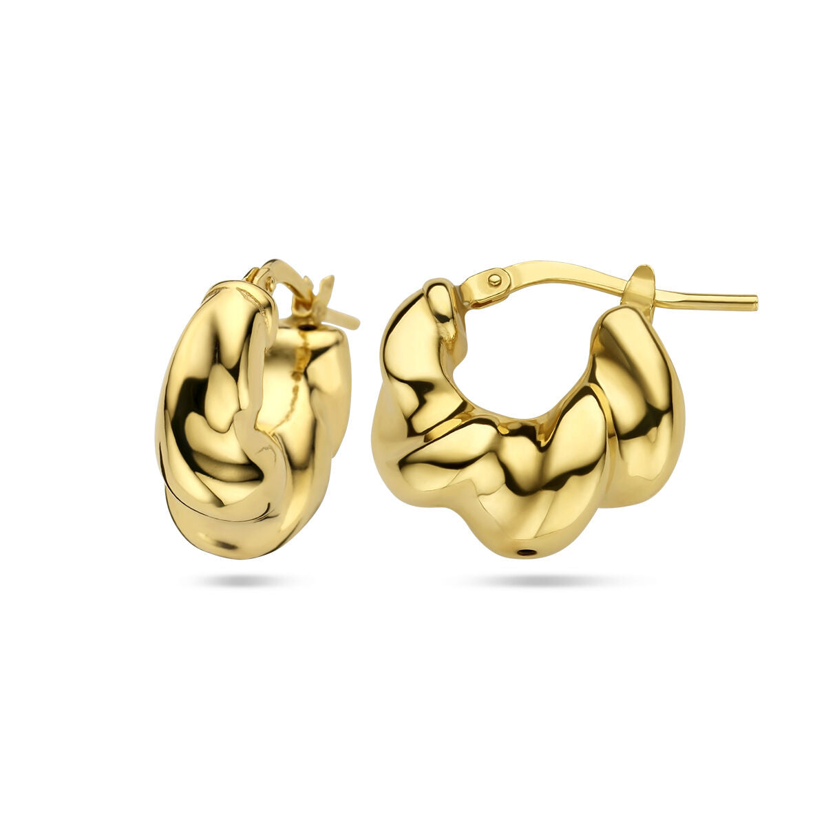 créoles 1 micron argent plaqué or (jaune)