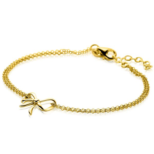 Bracelet en argent avec un motif de nœud délicat, ajustable de 17 à 20 cm.