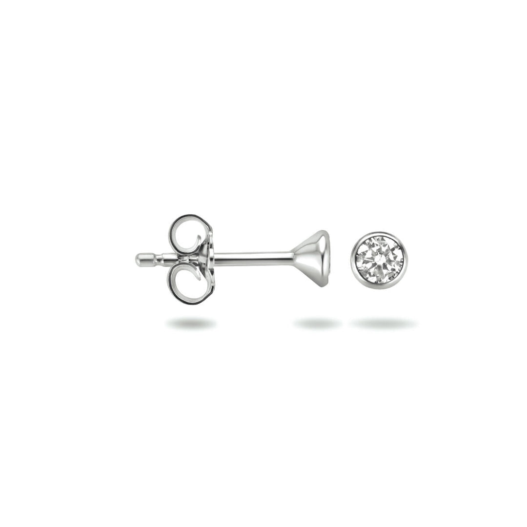 puces d'oreilles zircone