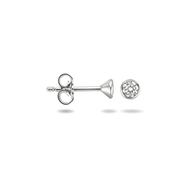 puces d'oreilles zircone