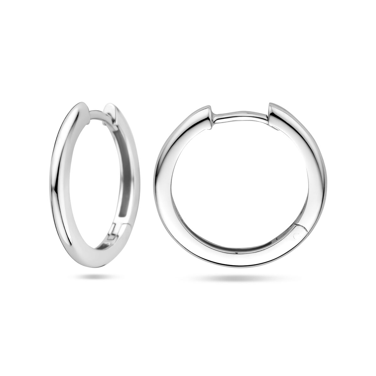 créoles 2,0 mm argent rhodié