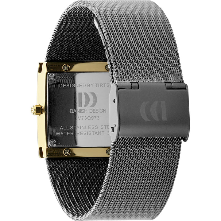 Danish design dames horloge grijze wijzerplaat - IV70Q973