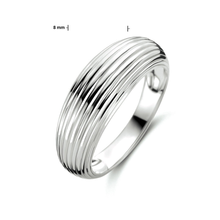 ring zilver gerhodineerd