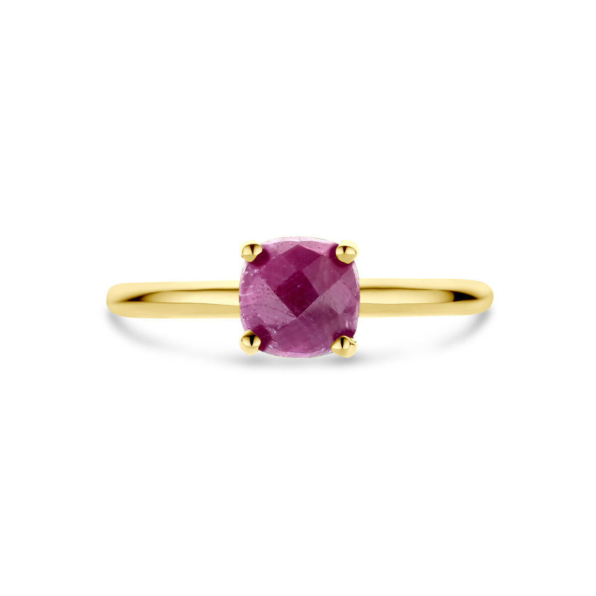 bague rubis 14K or jaune