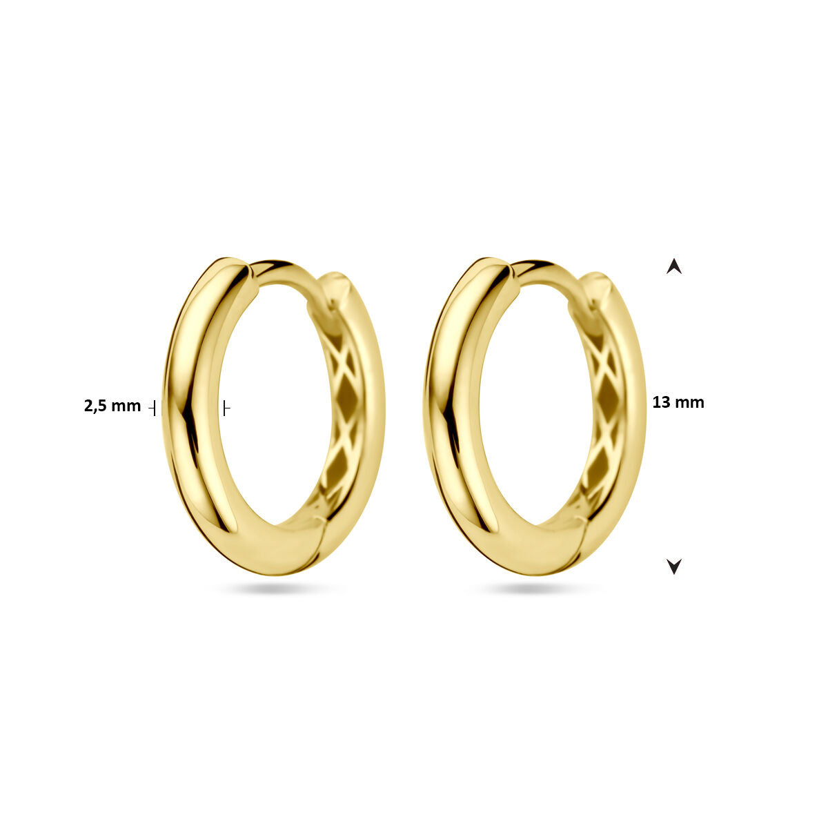 créoles 14K or jaune