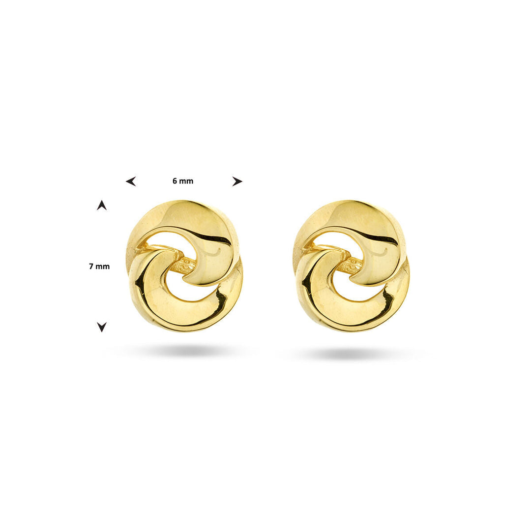 oorknoppen 14K geelgoud