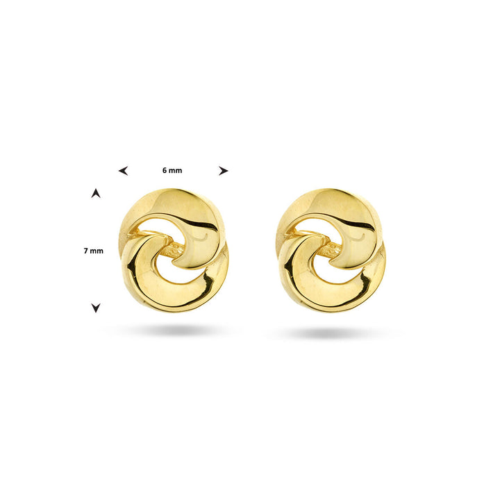 oorknoppen 14K geelgoud