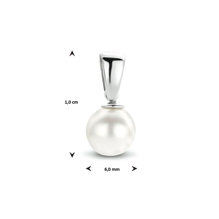 hanger parel 14K witgoud