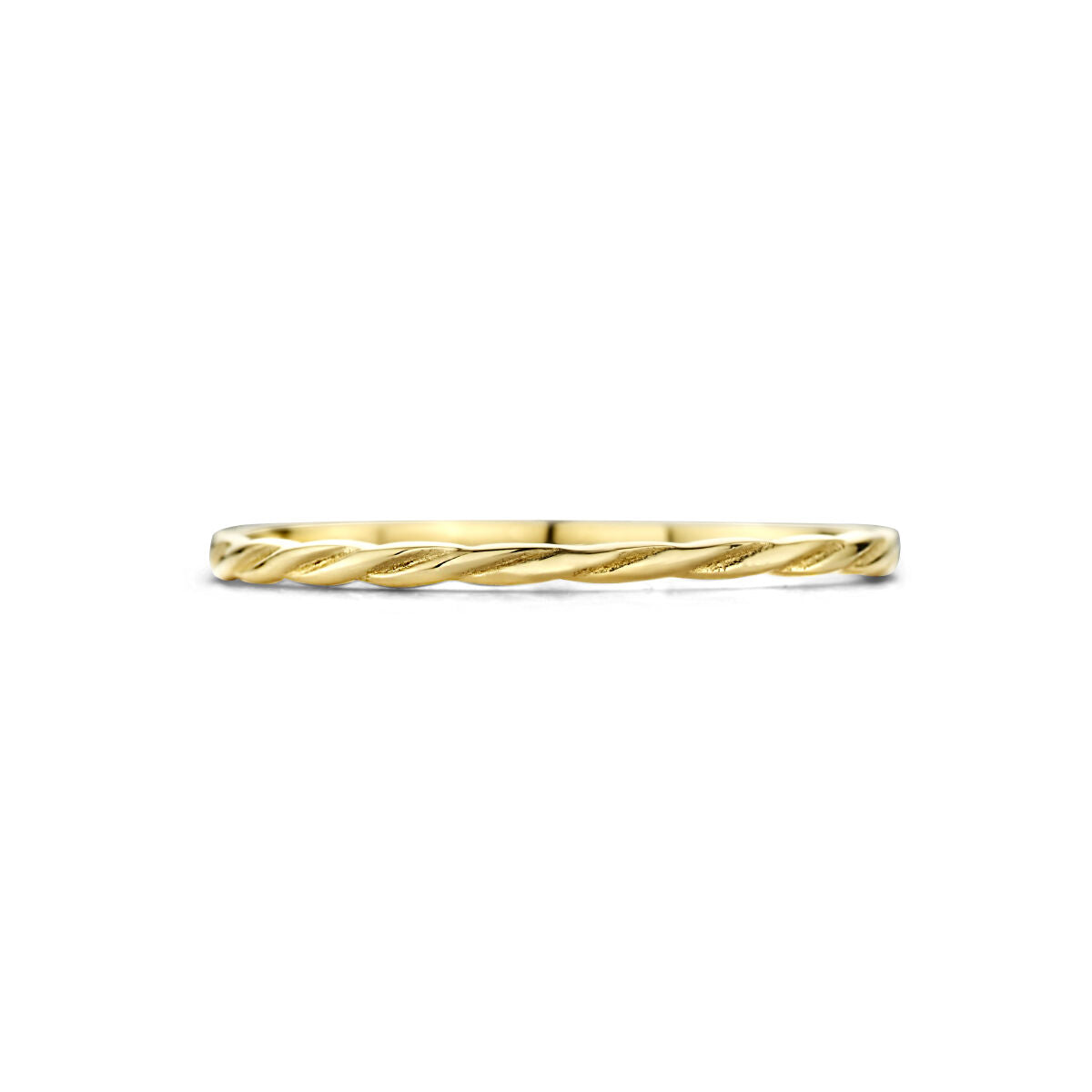 Bague en or jaune torsadée 14K