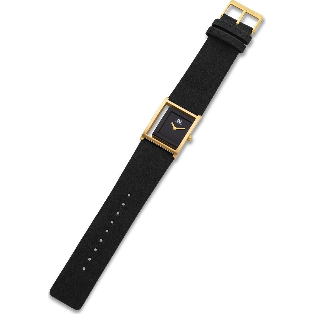 Danish design dames horloge zwarte wijzerplaat - IV11Q1292