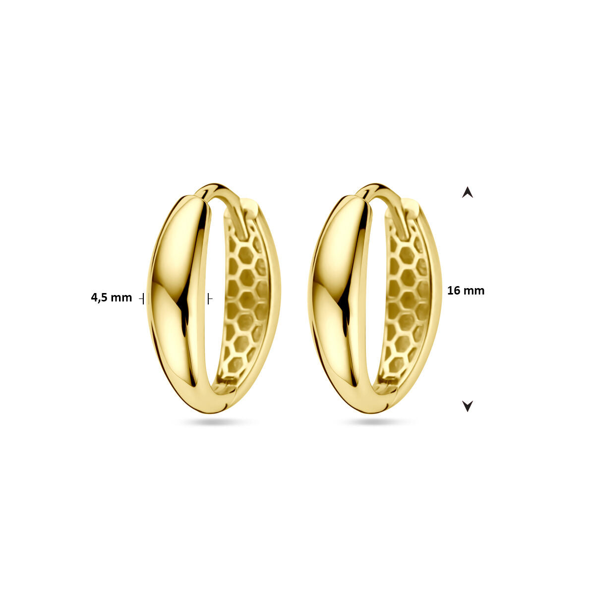 créoles 14K or jaune