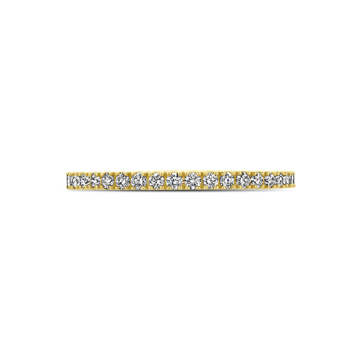 bague diamant 0.20ct h si or jaune 14K