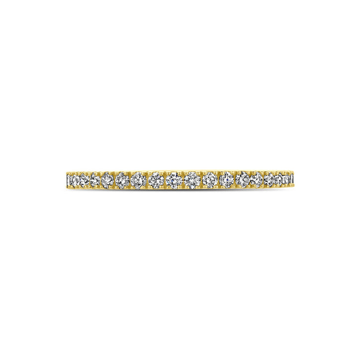 ring diamant 0.20ct h si 14K geelgoud