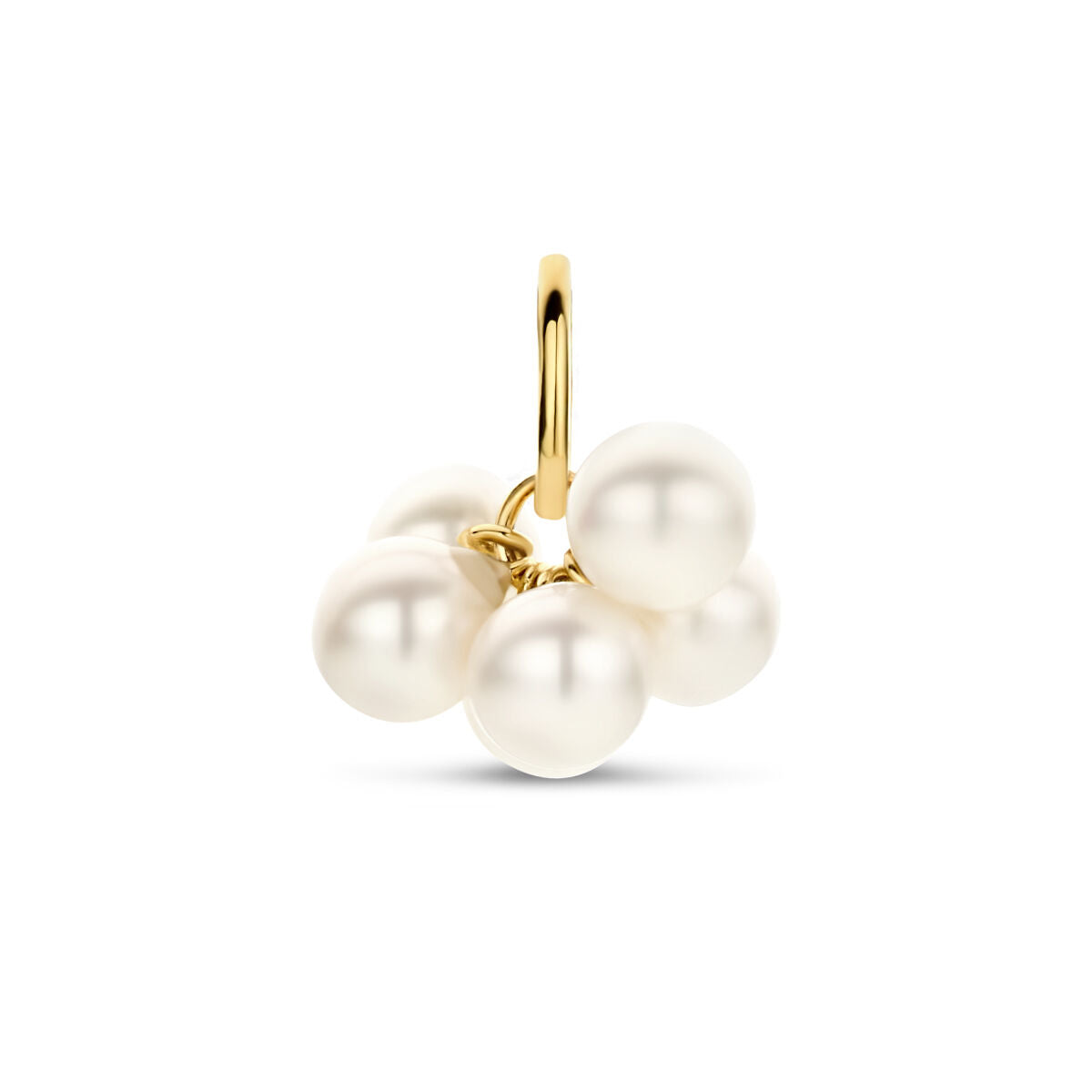 pendentif en perles en or jaune 14K.