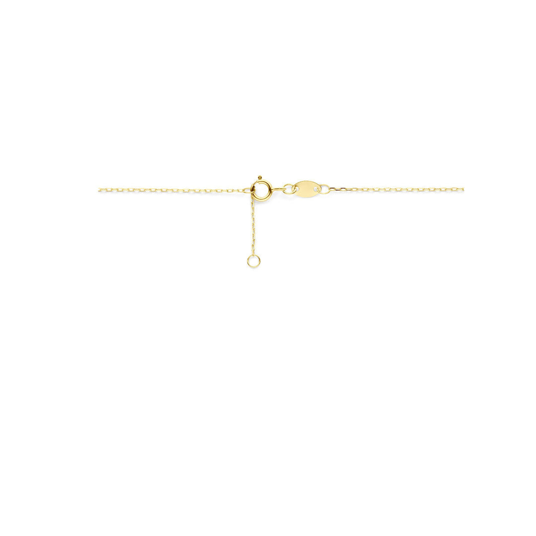 Gouden dames ketting parels 14K
