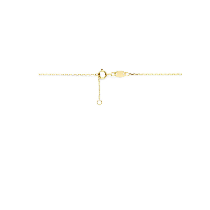 Gouden dames ketting parels 14K