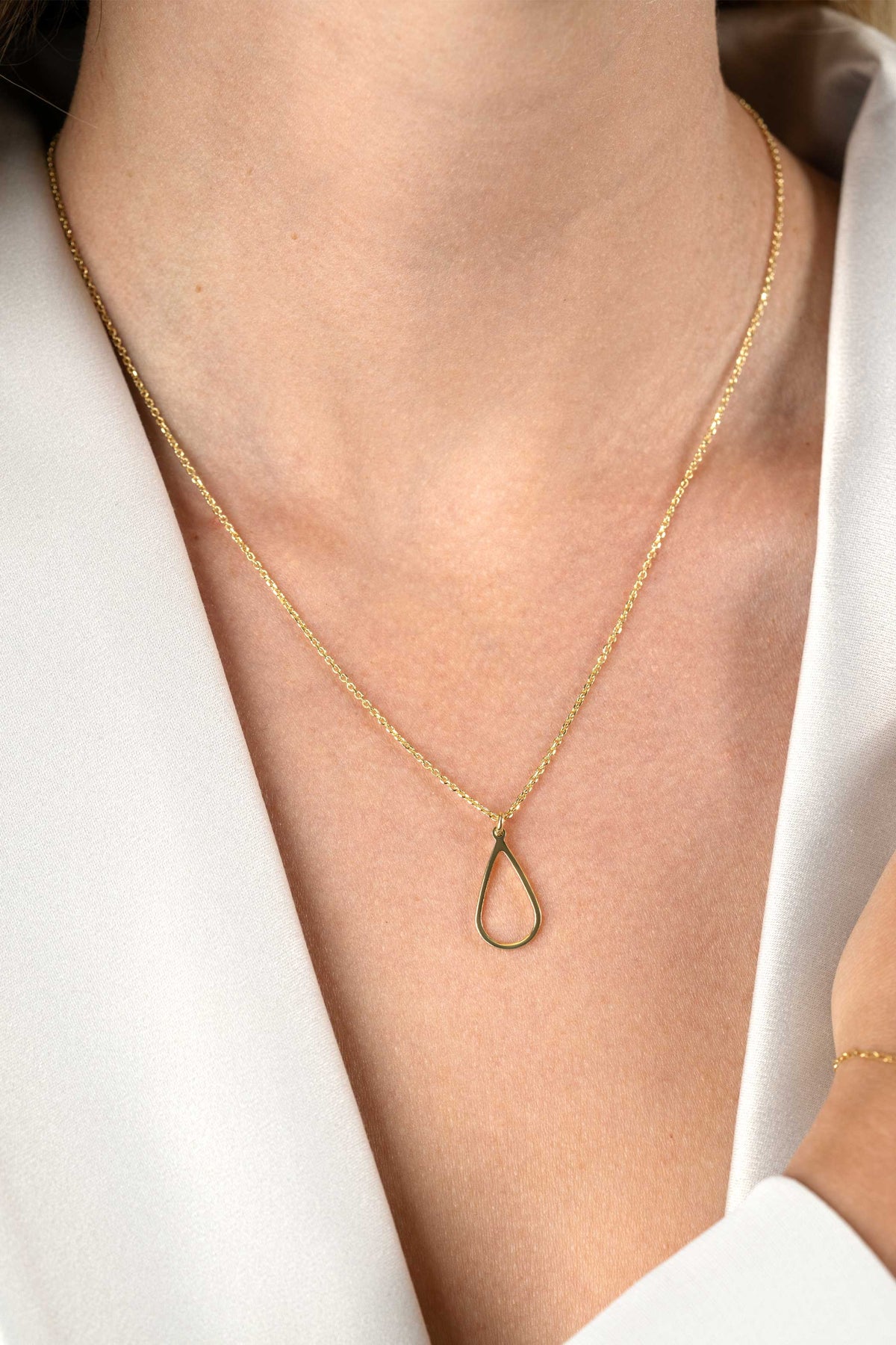 Collier argent plaqué or 42-45cm ZIC2635