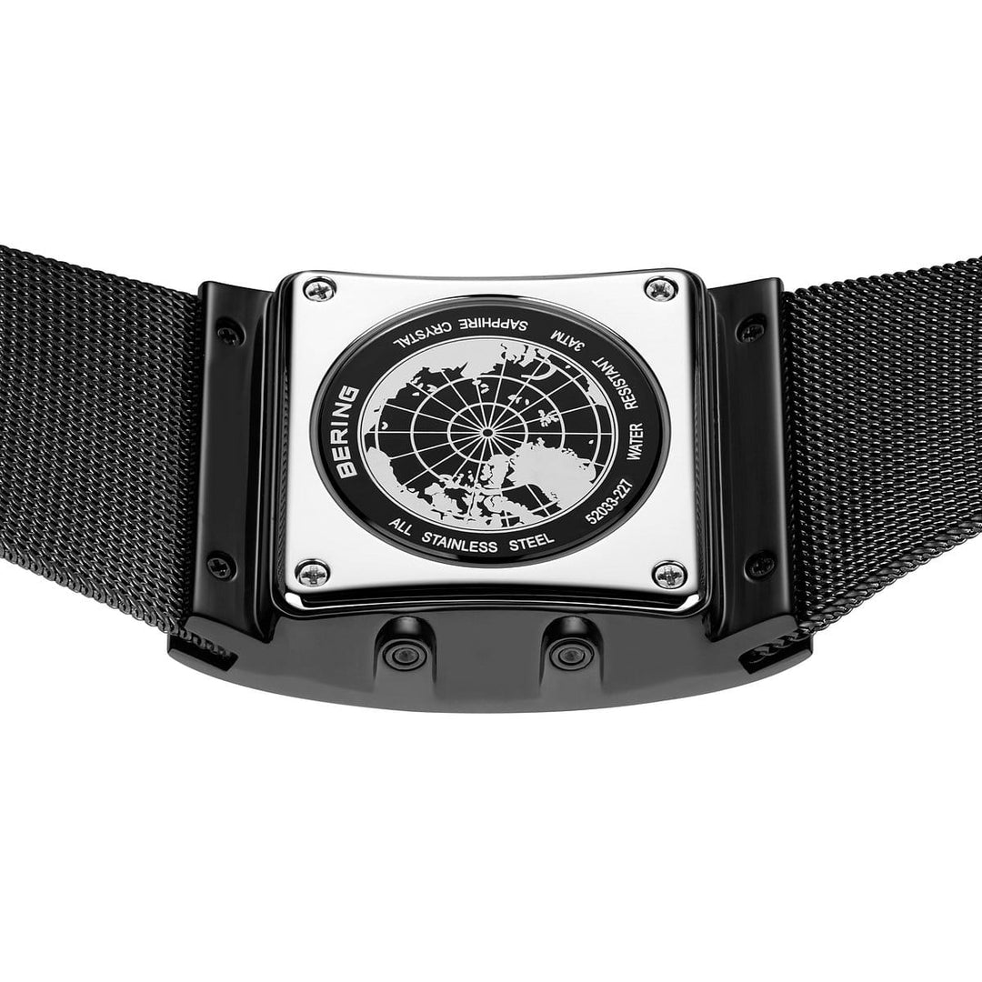 Bering heren horloge blauwe wijzerplaat - 52033-227