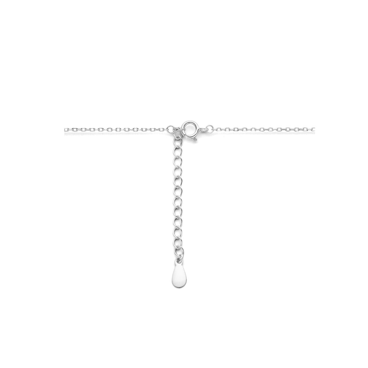 collier perle 41 + 4 cm argent rhodié