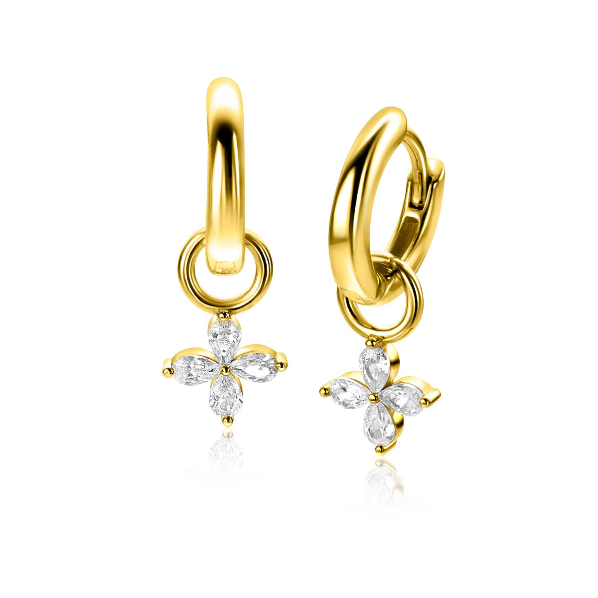 Zinzi breloques en argent plaqué or ZICH2624
