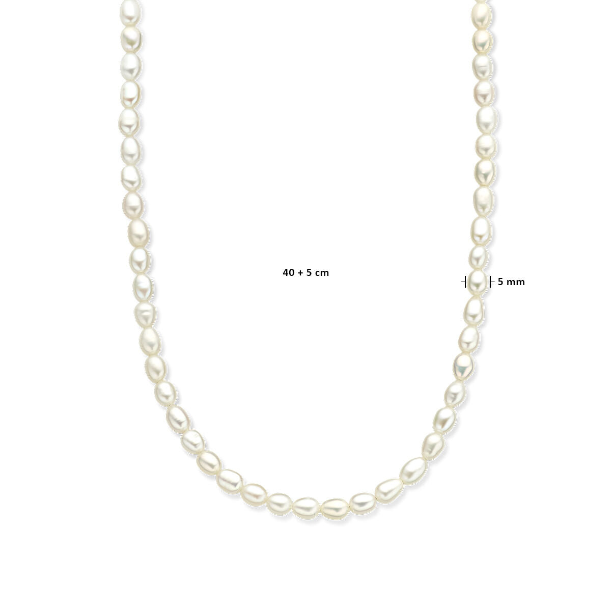 Collier pour femme or 14K perles