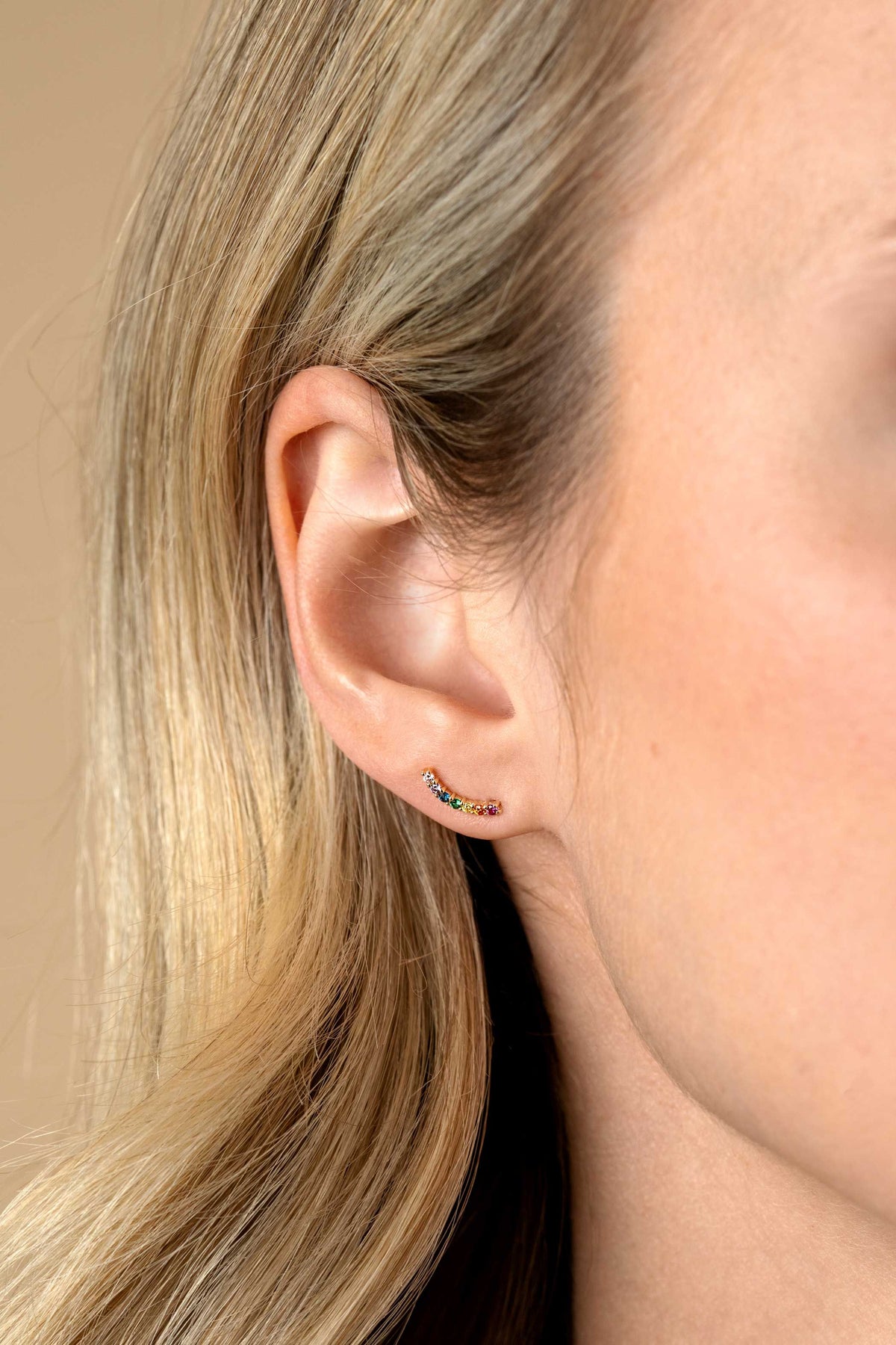 Boucles d'oreilles argent plaqué or ZIO2592
