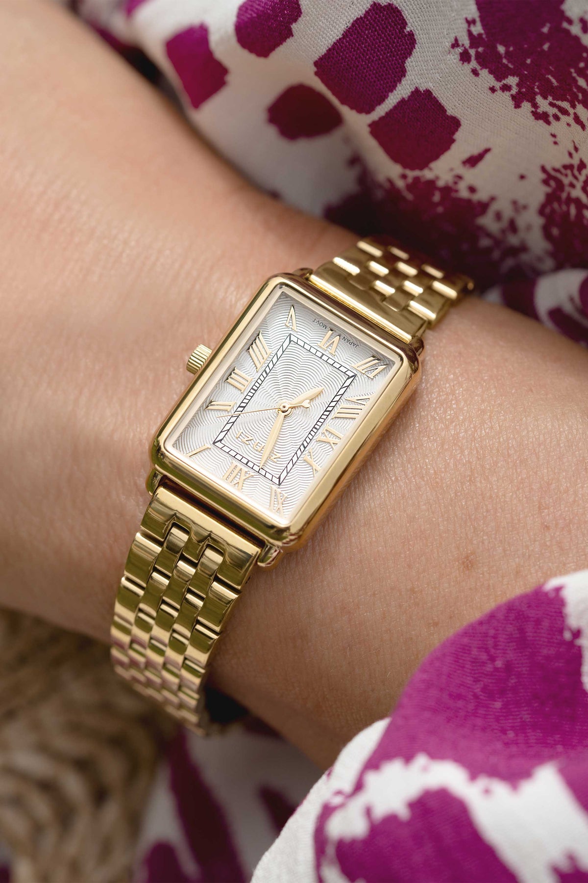 Montre en acier couleur or jaune Ziw1907GB