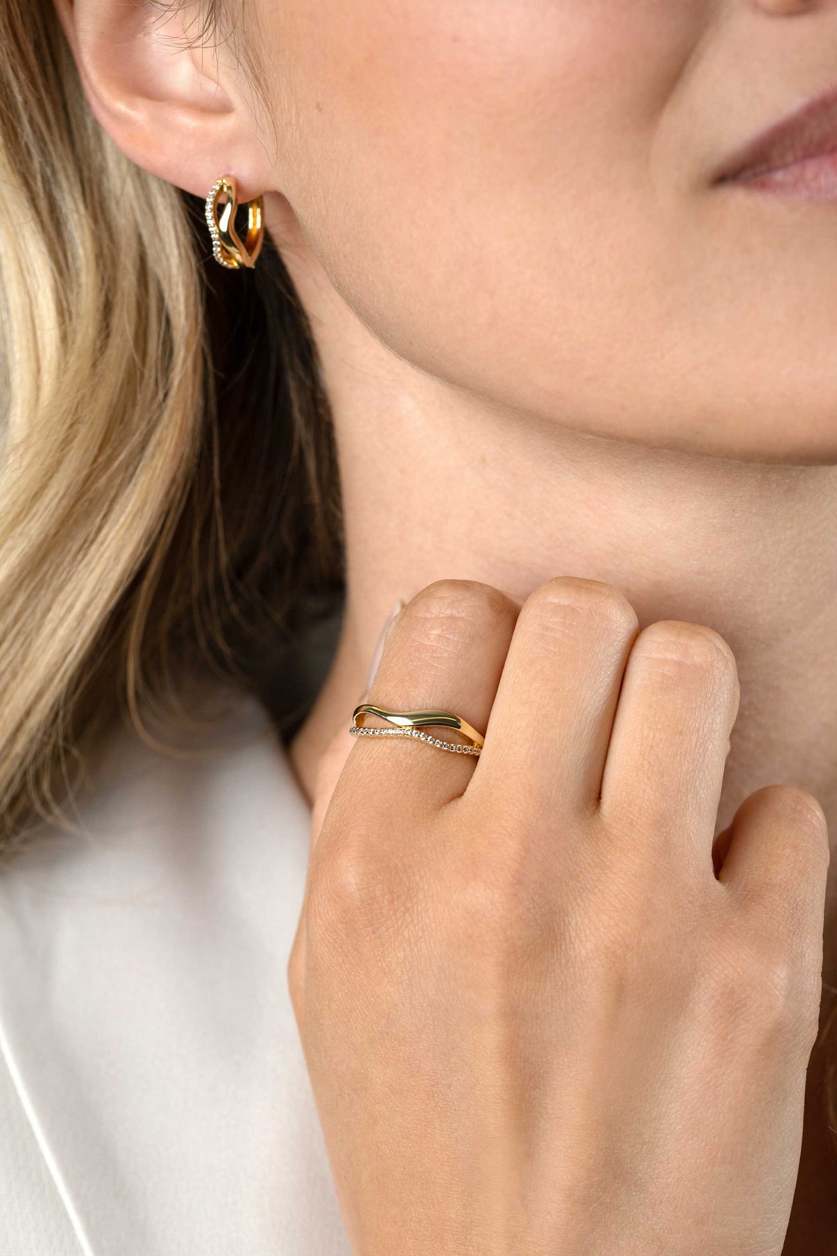 Bague Plaqué Or ZIR2629Y