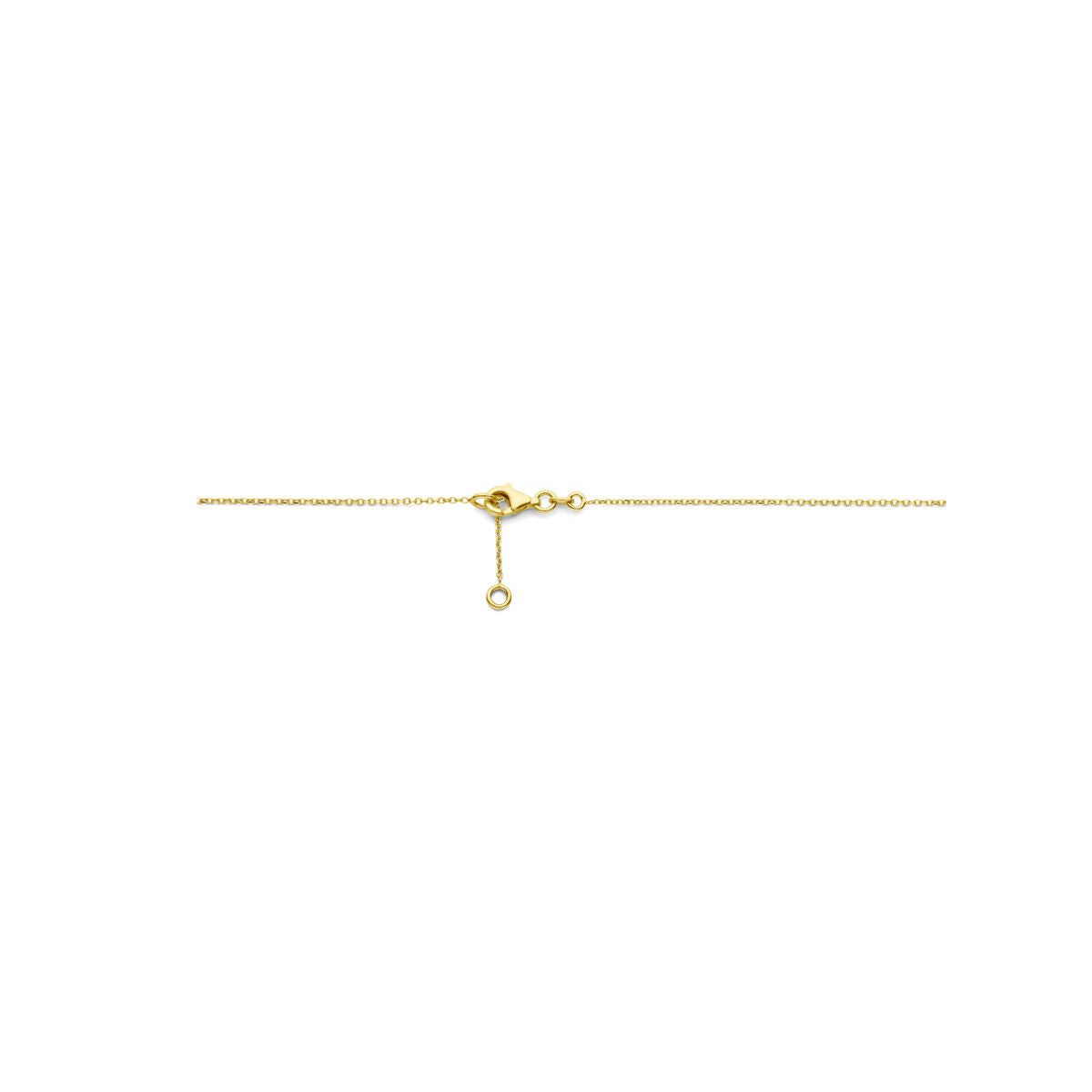 Collier en or pour femme avec opale rose et rubis 14K