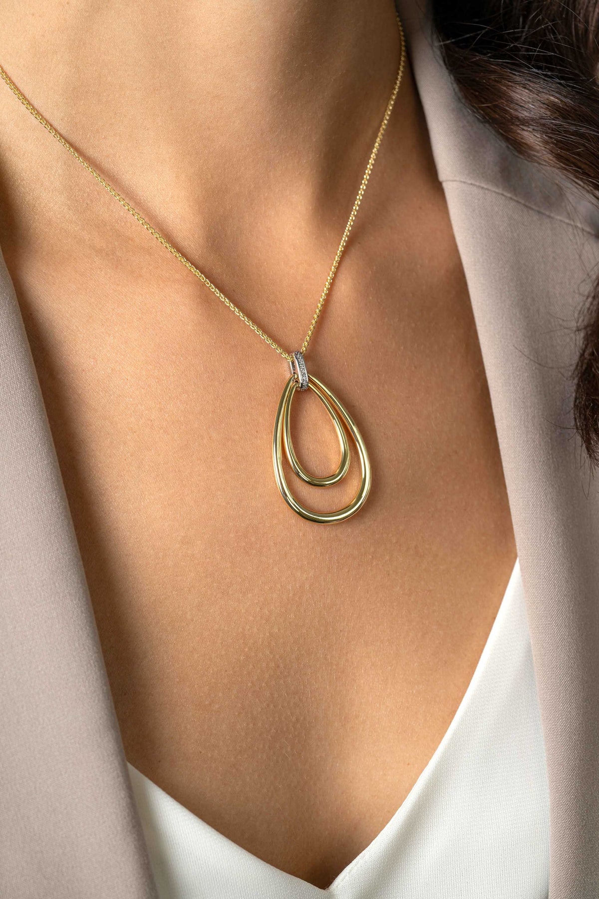 Collier plaqué or Zic2489 Y