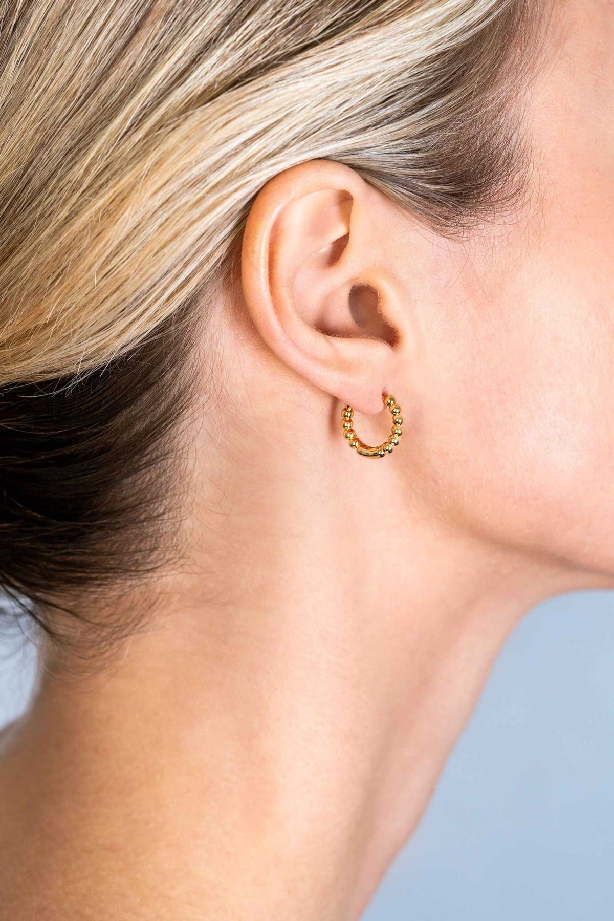 Boucles d'oreilles plaqué or Zio923 G