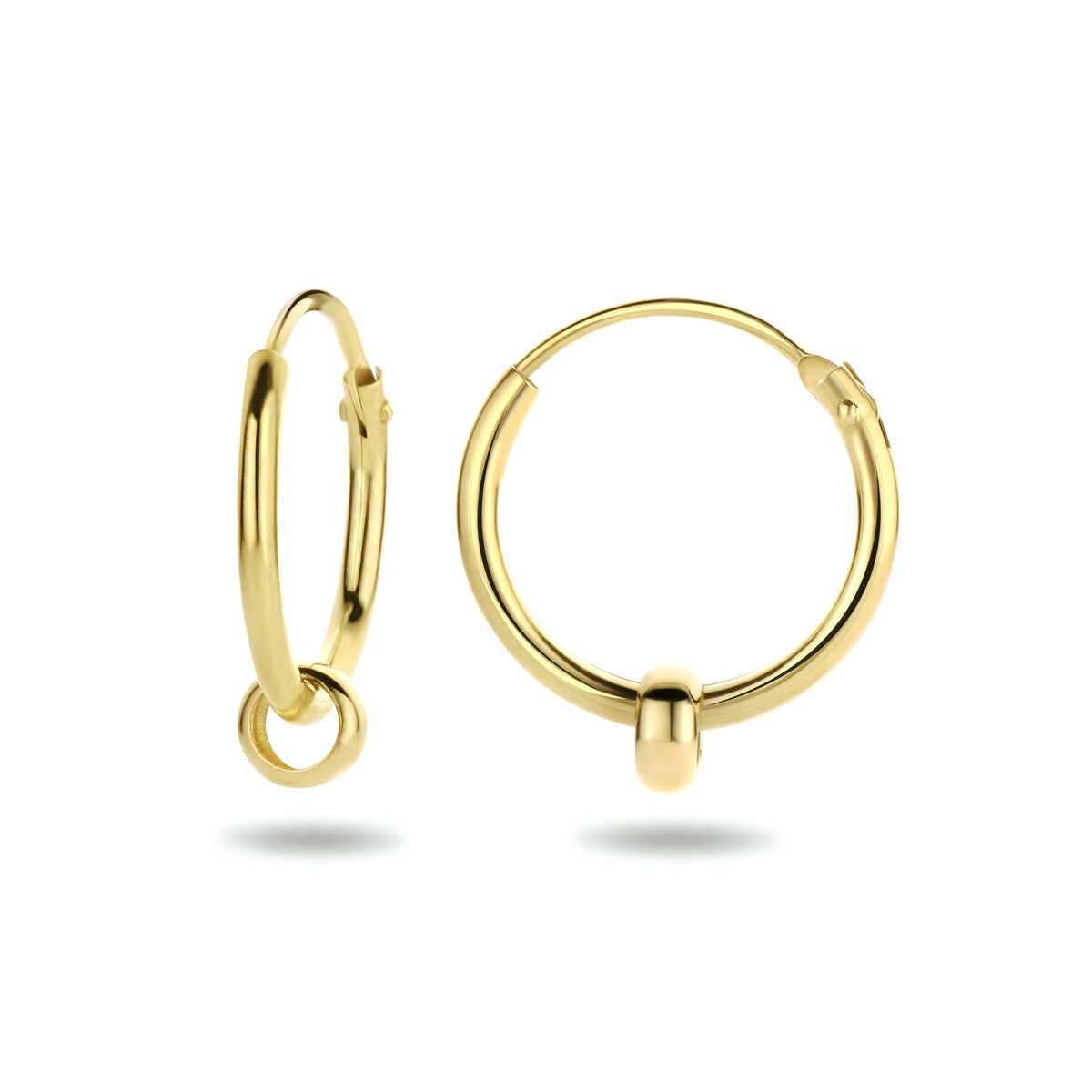 créoles bague 14K or jaune