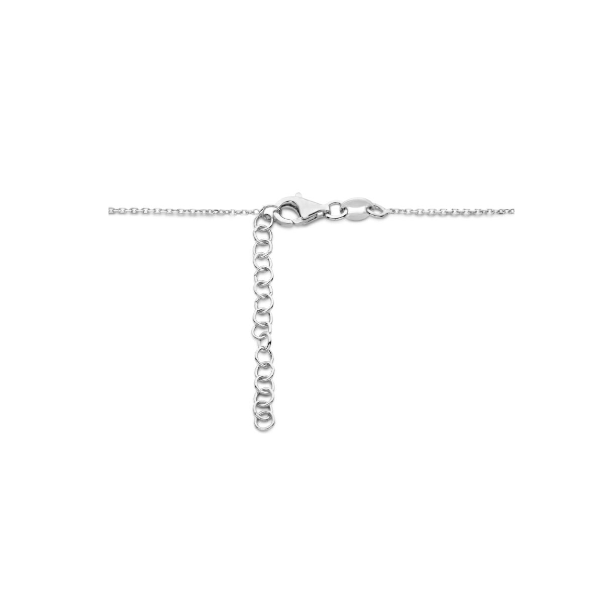 collier main de Fatima 40 + 4 cm argent rhodié