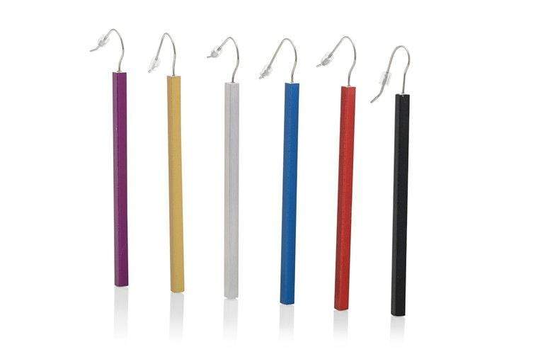 Oorhanger lange staafjes Zwart O38Z