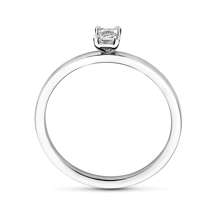 platina ring diamant 0.15ct g vsi platina