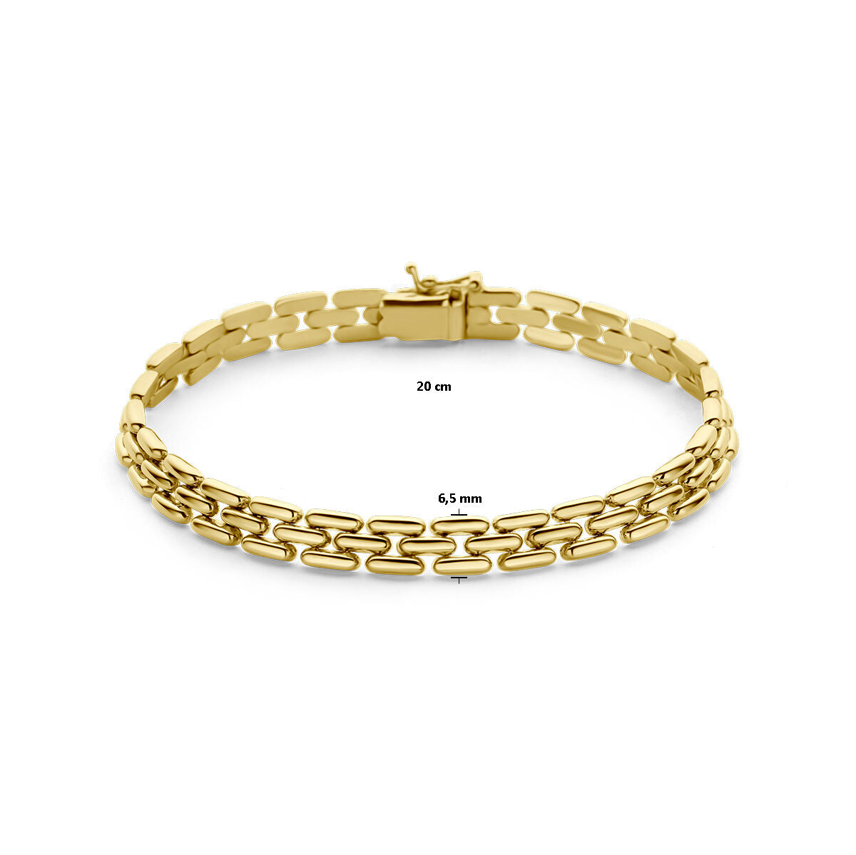 Bracelet en or pour femme panthère 14K