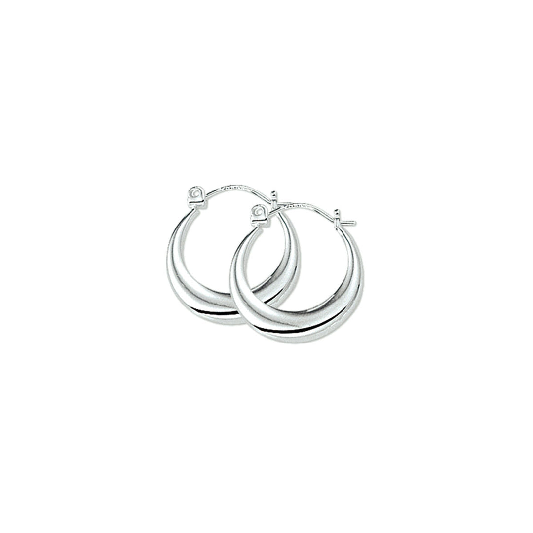 oorringen zilver gerhodineerd