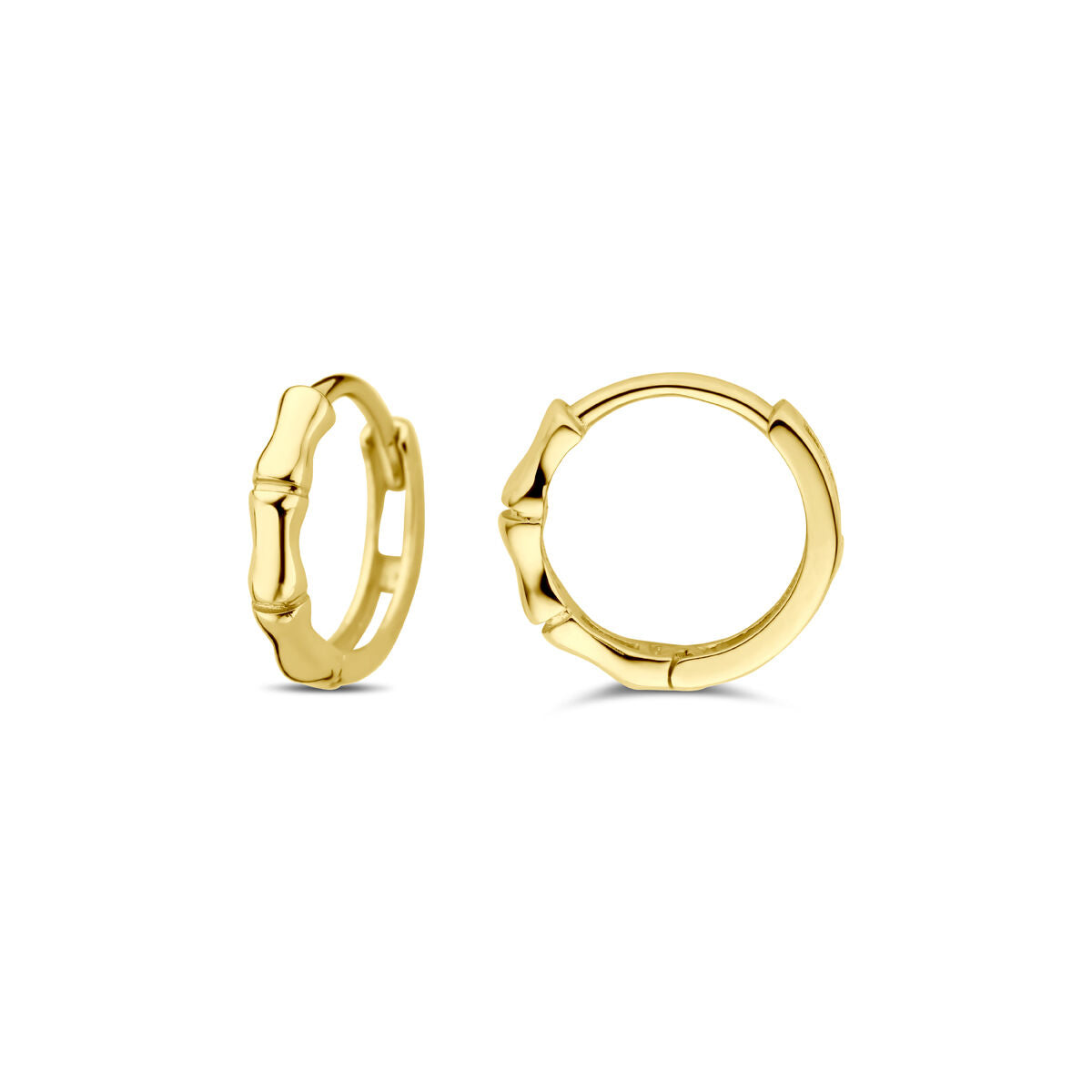 créoles 9,5 mm or jaune