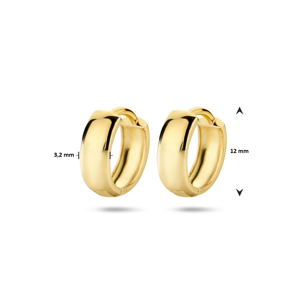 créoles 14K or jaune