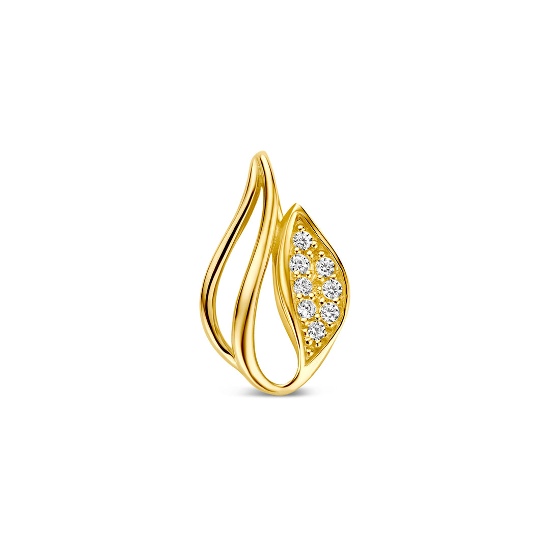 9k hanger zirkonia 9K geel